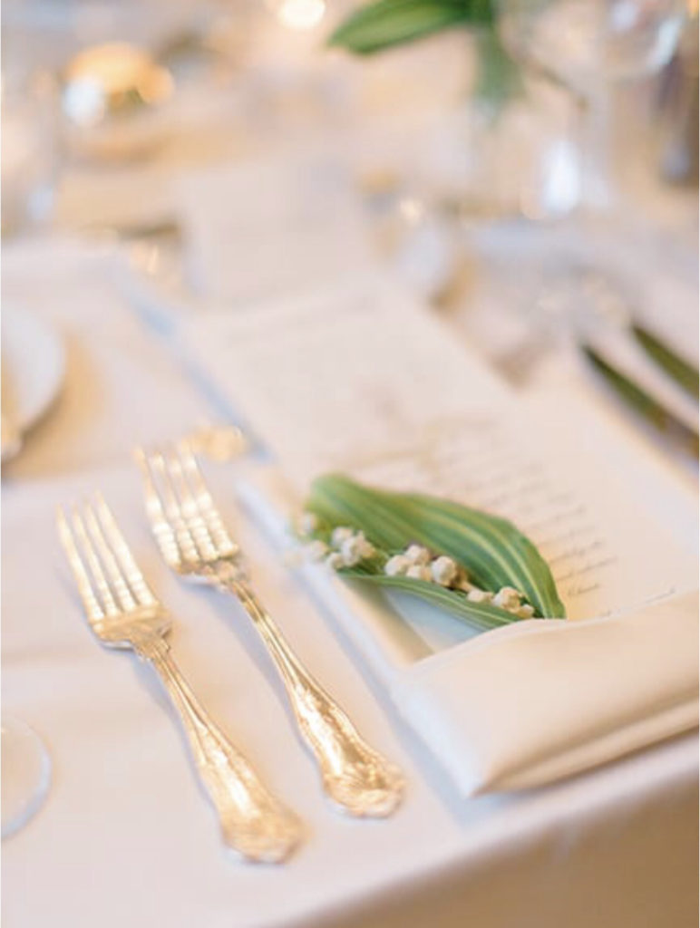 lily of the valley wedding