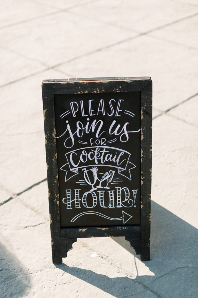cocktail hour sign