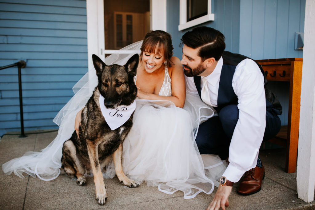 Me too wedding dog