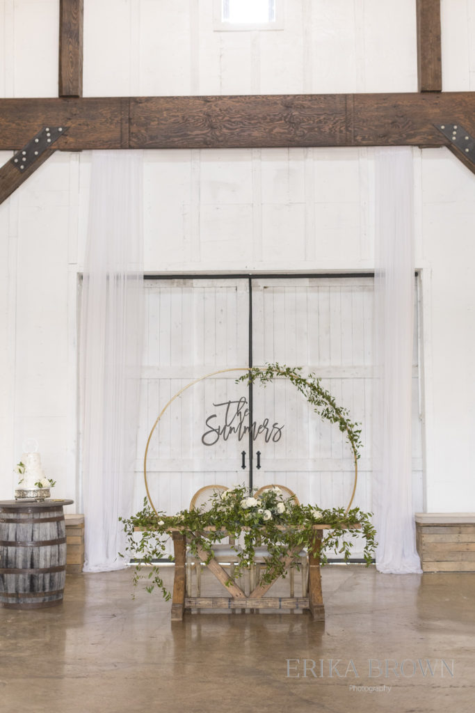 White Willow Farms sweetheart table
