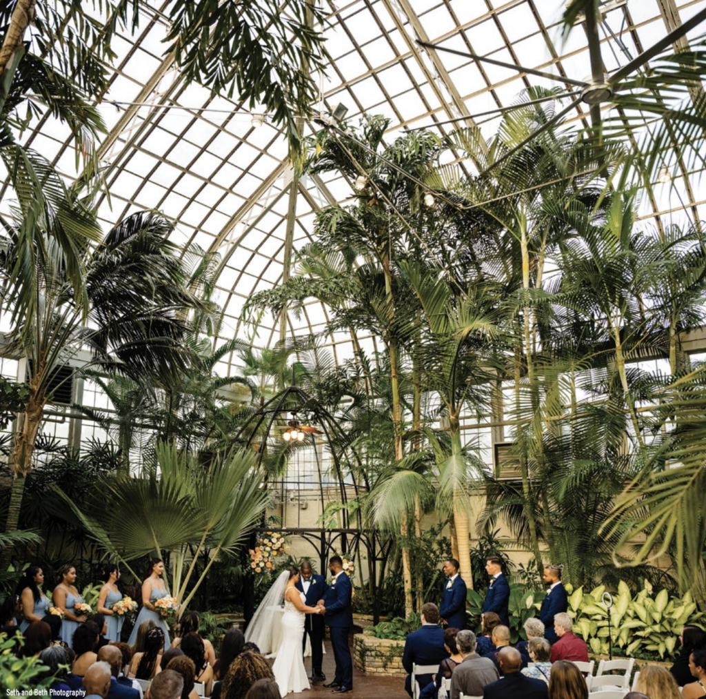 Midwest botanical wedding venues ohio