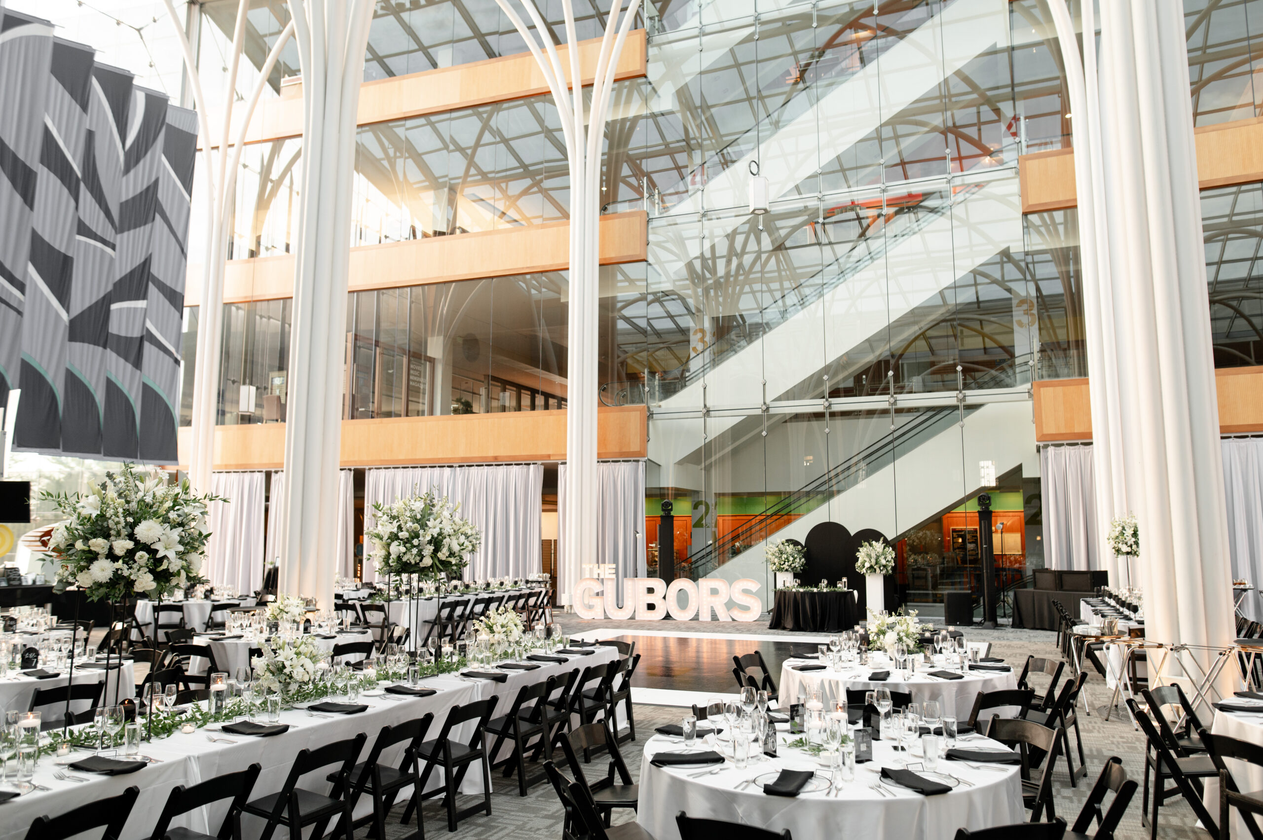 Indianapolis Public Library wedding reception