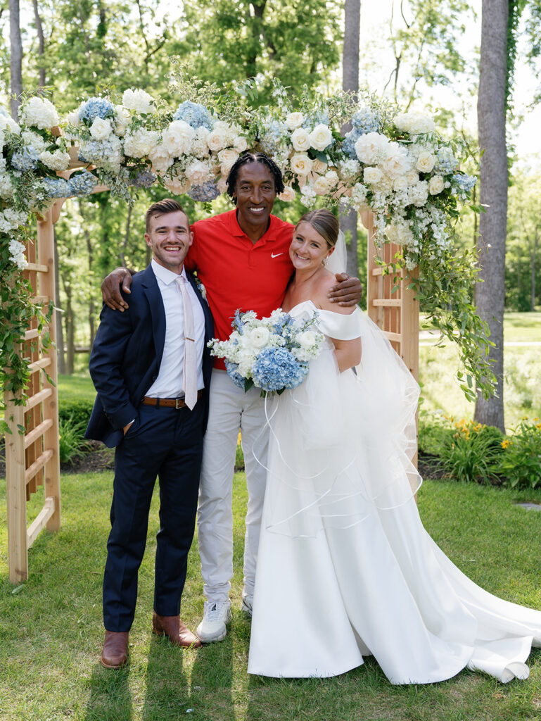 scottie pippin NBA wedding surprise guest