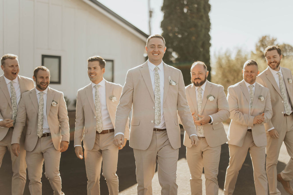 October Wedding at White Willow Farms - groomsmen