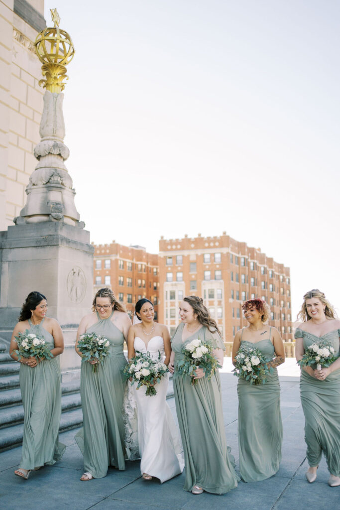 sage green bridesmaids