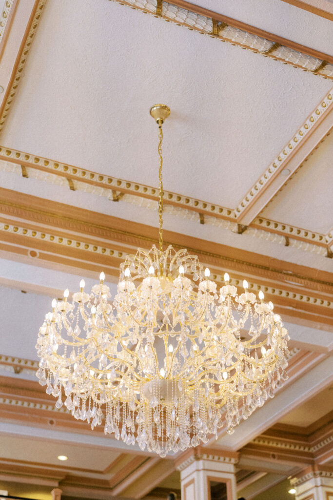 Omni Sevrin wedding chandelier
