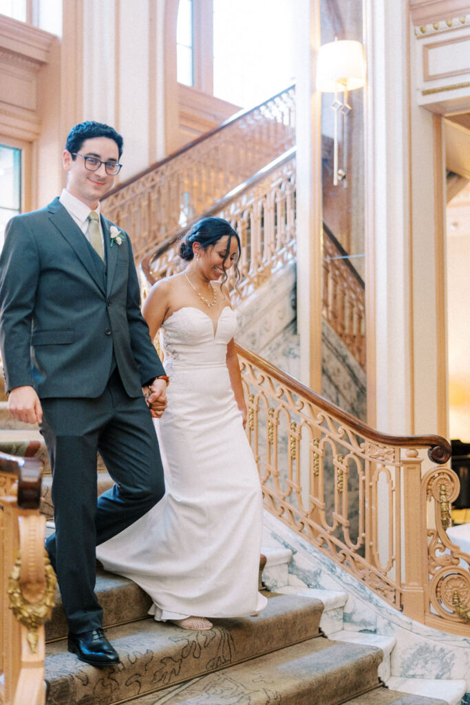 Omni Sevrin wedding staircase