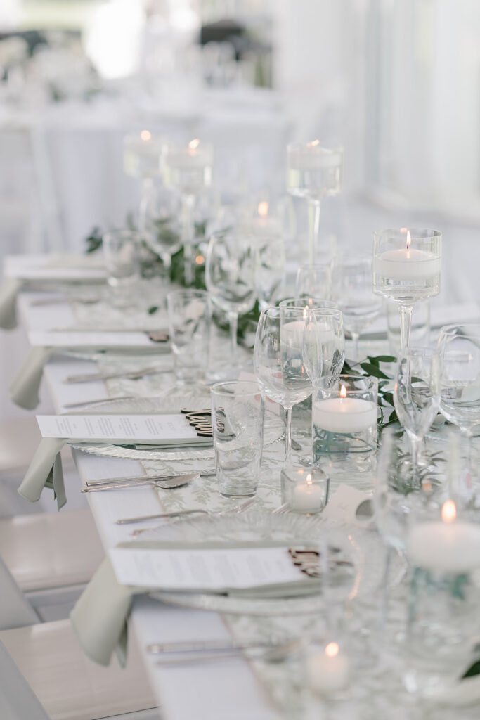 Ritz Charles Garden Pavilion wedding head table