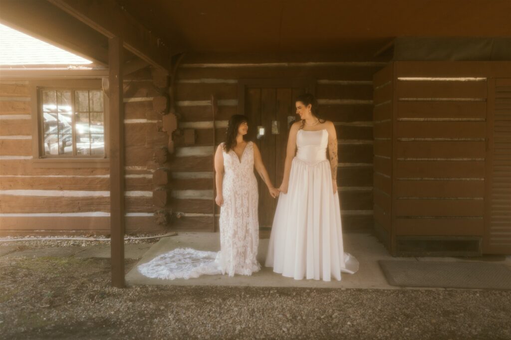 march wedding Conservatory at evergreen 